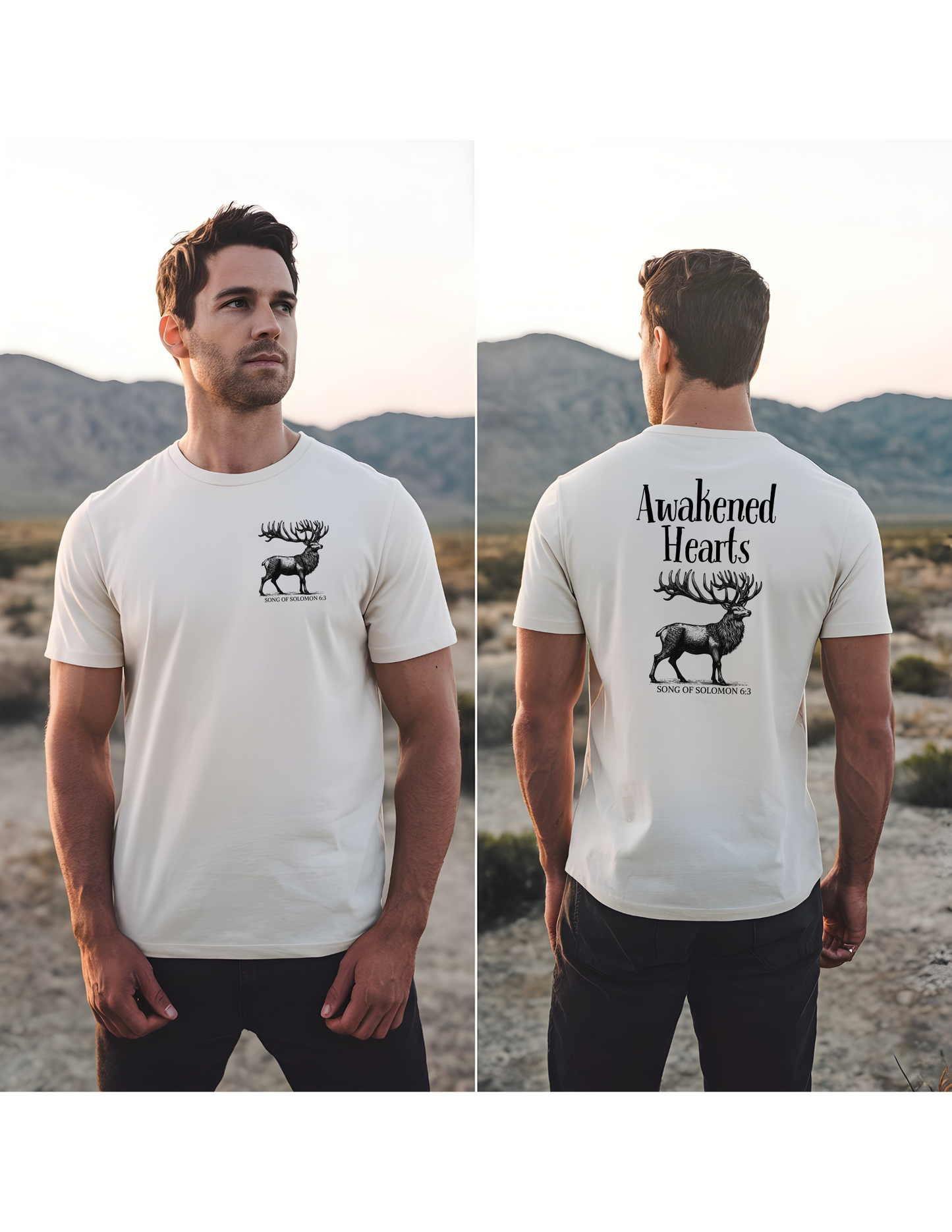 "Awakened Hearts" – Men’s Scripture Tee