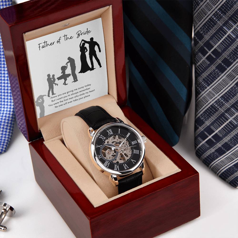 Openwork Watch, The Perfect Gift for the Father of the Bride