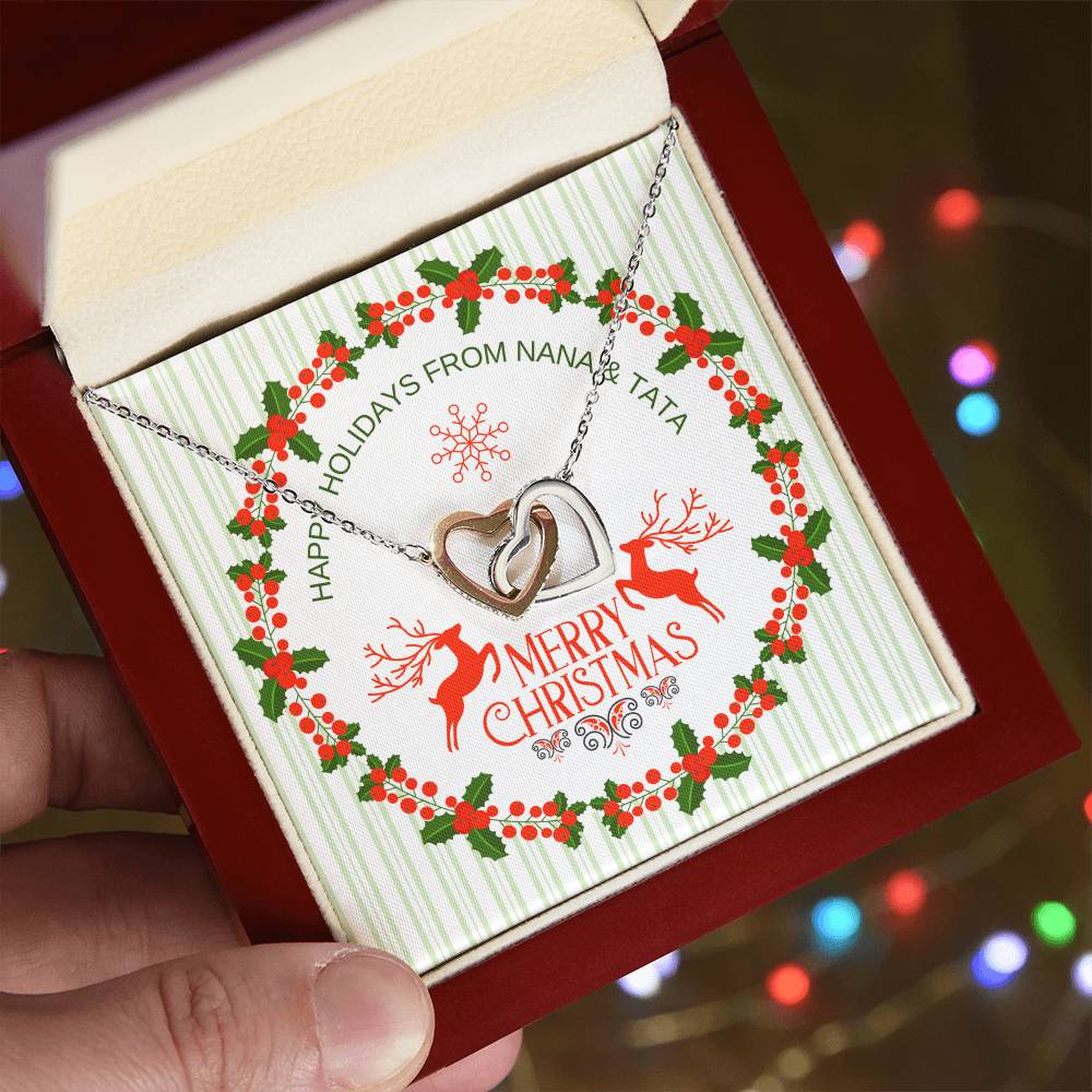 Celebrate love and style | Interlocking Hearts Necklace | From NaNa & TaTa