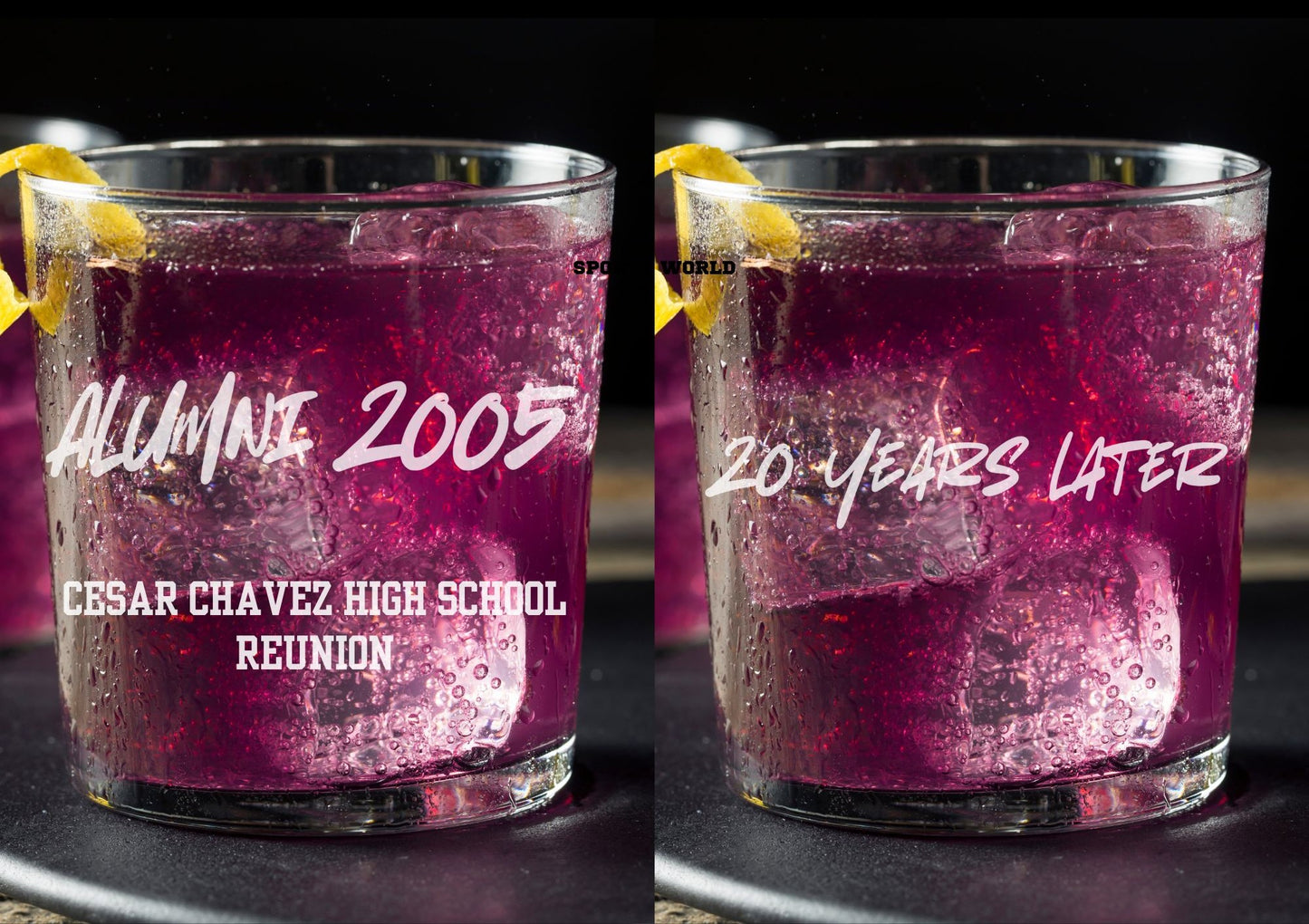 Class of 2005 Reunion Old Fashioned Drinking Glass