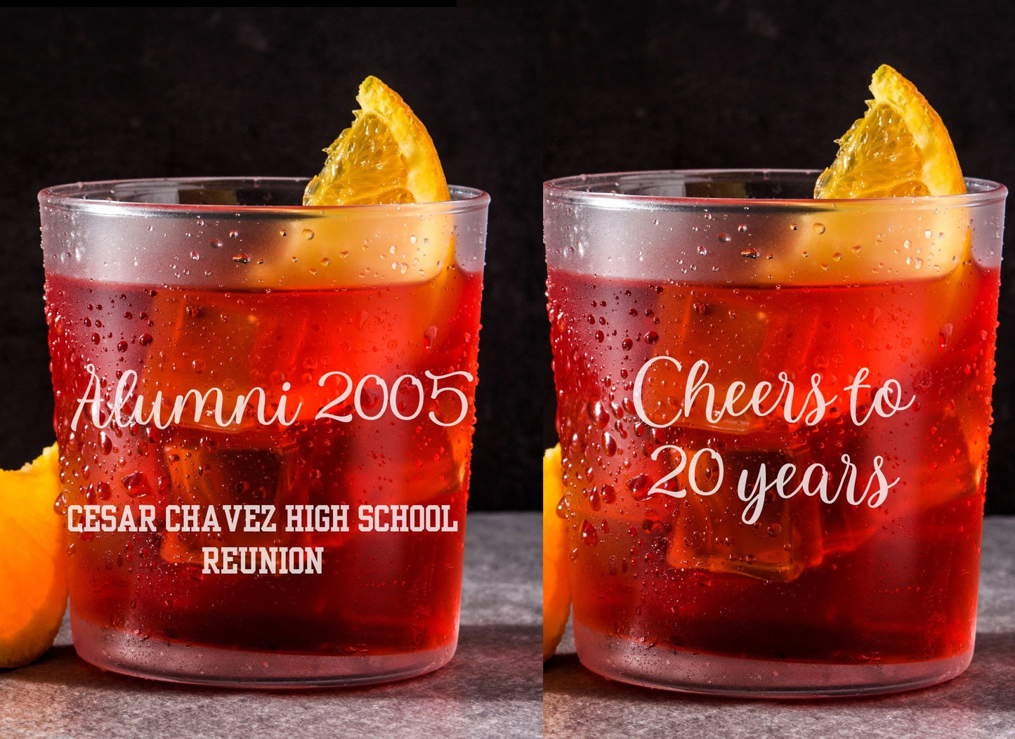 Class of 2005 Reunion Old Fashioned Drinking Glass