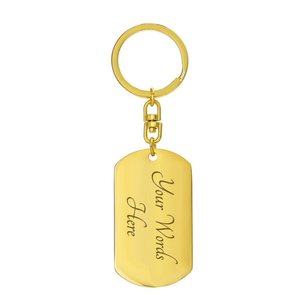 Don't Do Stupid Sh...Love Nana & Tata | Dog Tag Key Chain