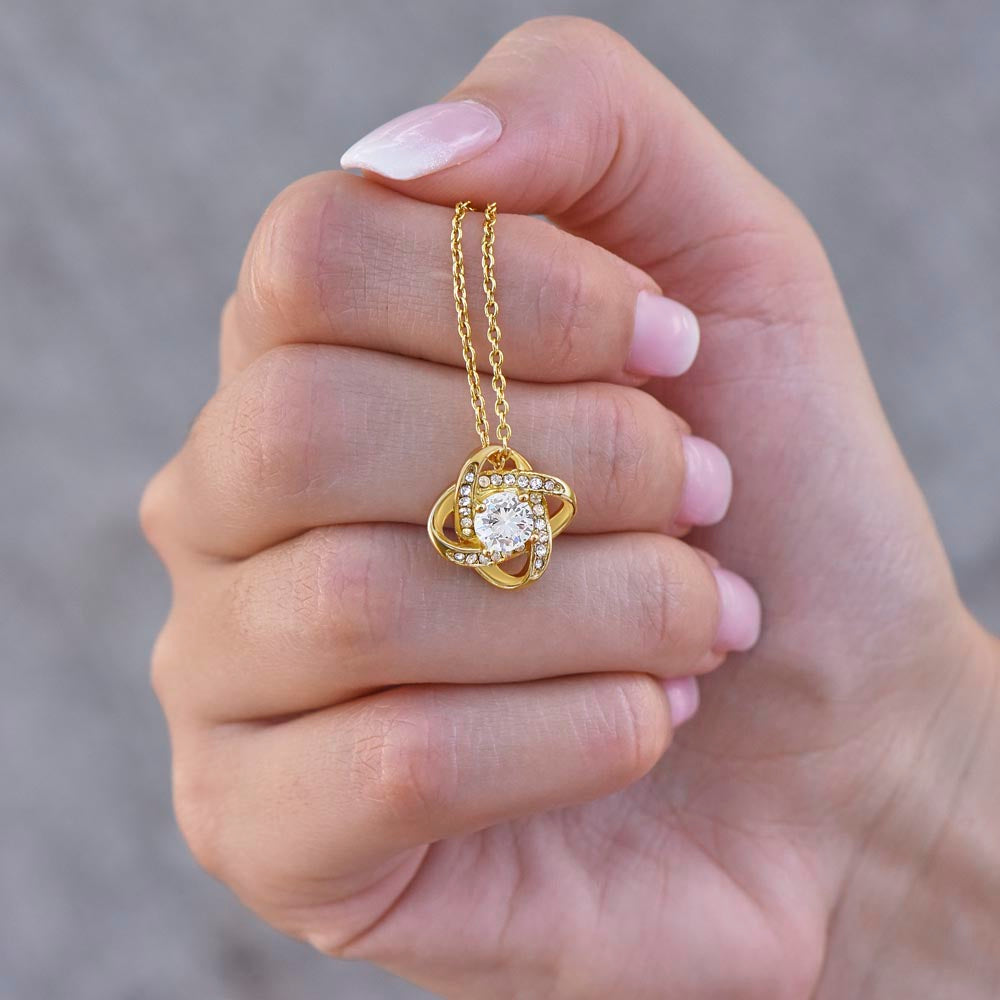 Celebrate love | Love Knot Necklace | For Granddaughter