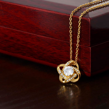 Celebrate love | Love Knot Necklace | For Granddaughter