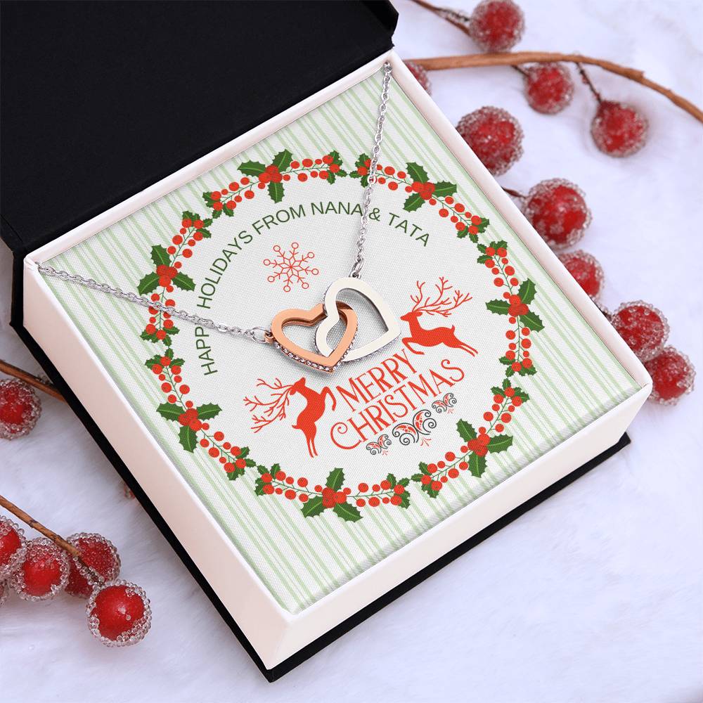 Celebrate love and style | Interlocking Hearts Necklace | From NaNa & TaTa