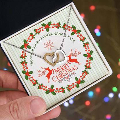 Celebrate love and style | Interlocking Hearts Necklace | From NaNa & TaTa