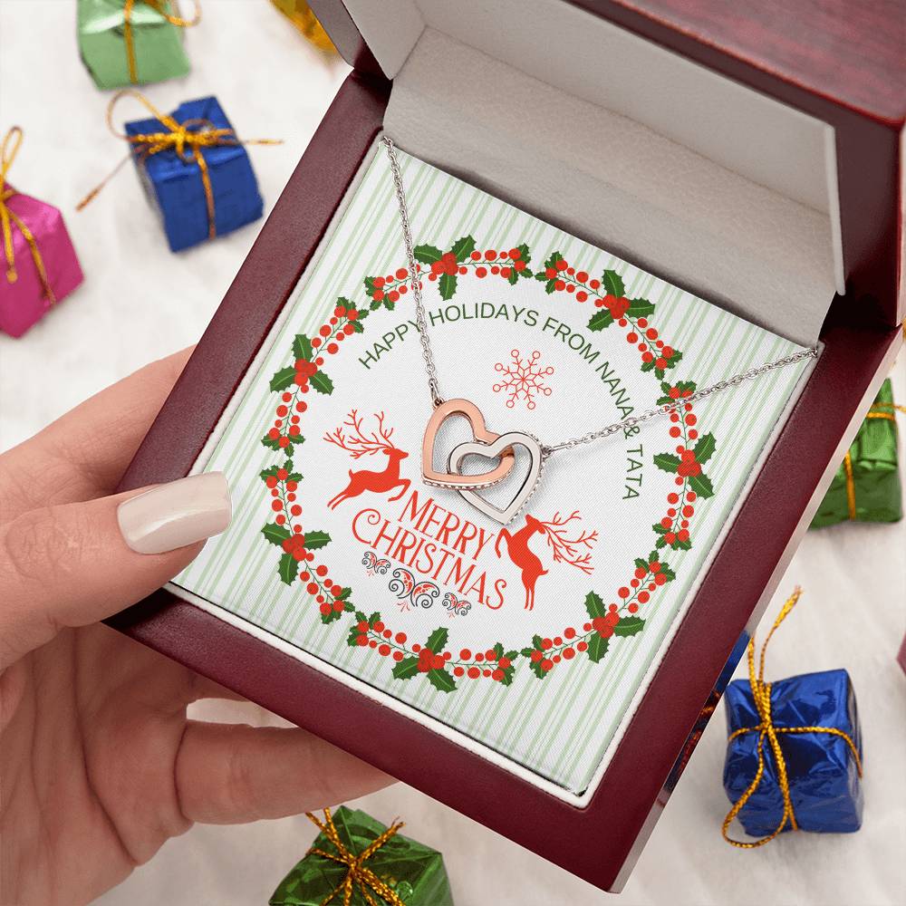 Celebrate love and style | Interlocking Hearts Necklace | From NaNa & TaTa