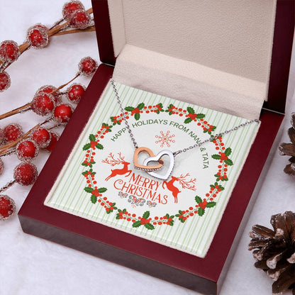 Celebrate love and style | Interlocking Hearts Necklace | From NaNa & TaTa