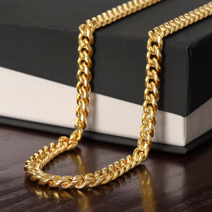 Cuban Link Chain Necklace, Gift, Boyfriend,  Gift for Men, Wedding Anniversary Gift for Him …BUY NOW