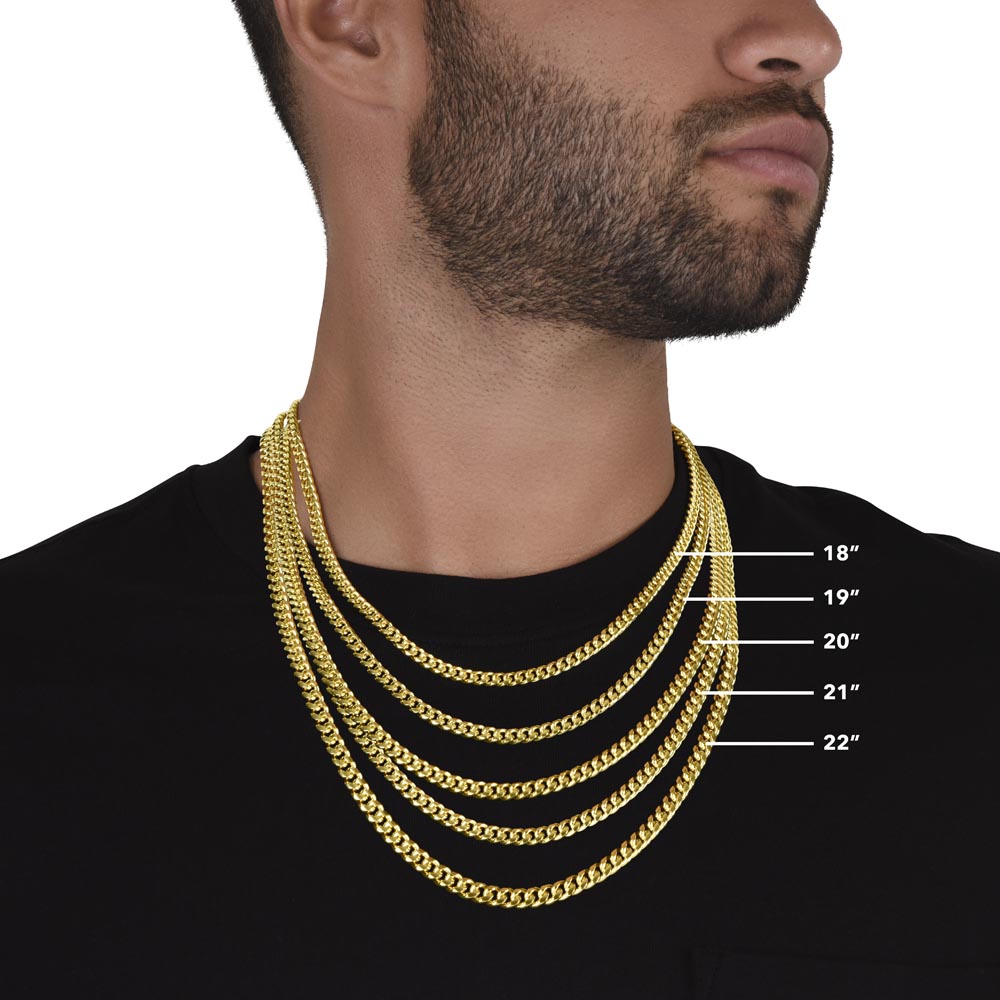 Cuban Link Chain Necklace, Gift, Boyfriend,  Gift for Men, Wedding Anniversary Gift for Him …BUY NOW