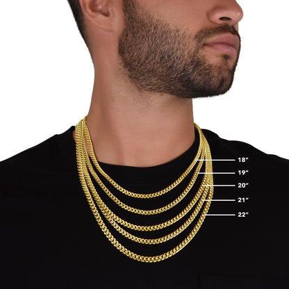 Cuban Link Chain Necklace, Gift, Boyfriend,  Gift for Men, Wedding Anniversary Gift for Him …BUY NOW