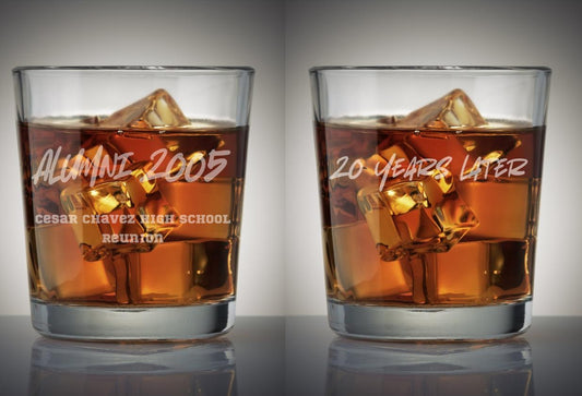 Class of 2005 Reunion Old Fashioned Drinking Glass