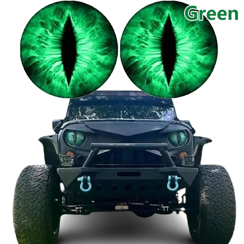 Beast Eyes Headlight Decals