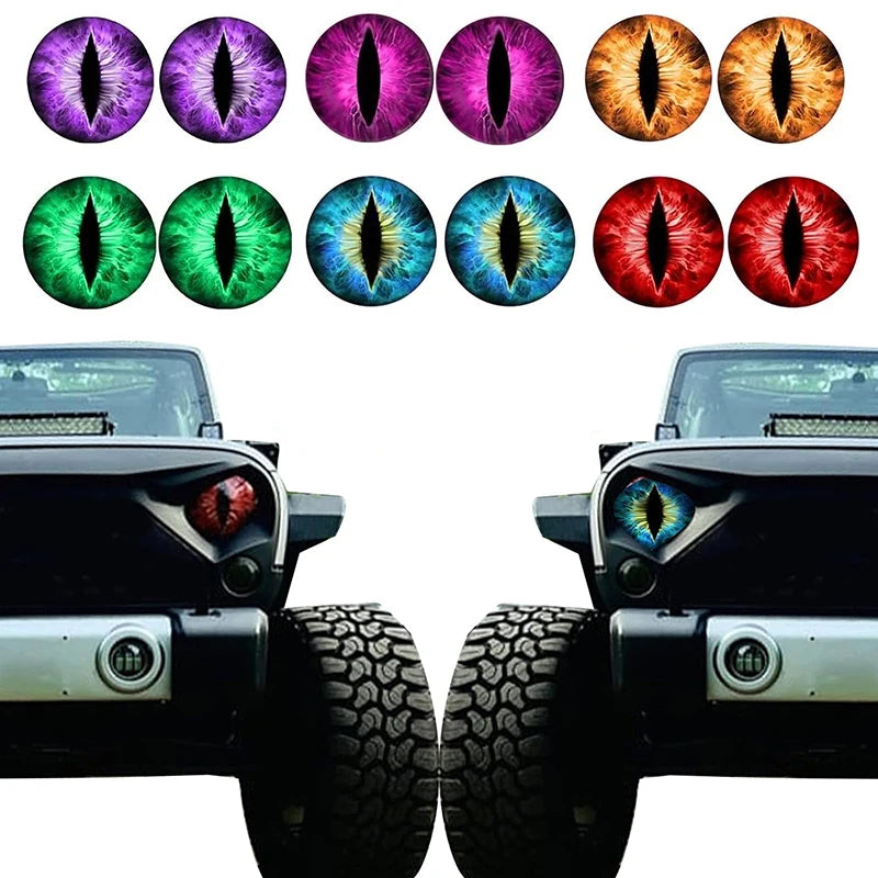 Beast Eyes Headlight Decals